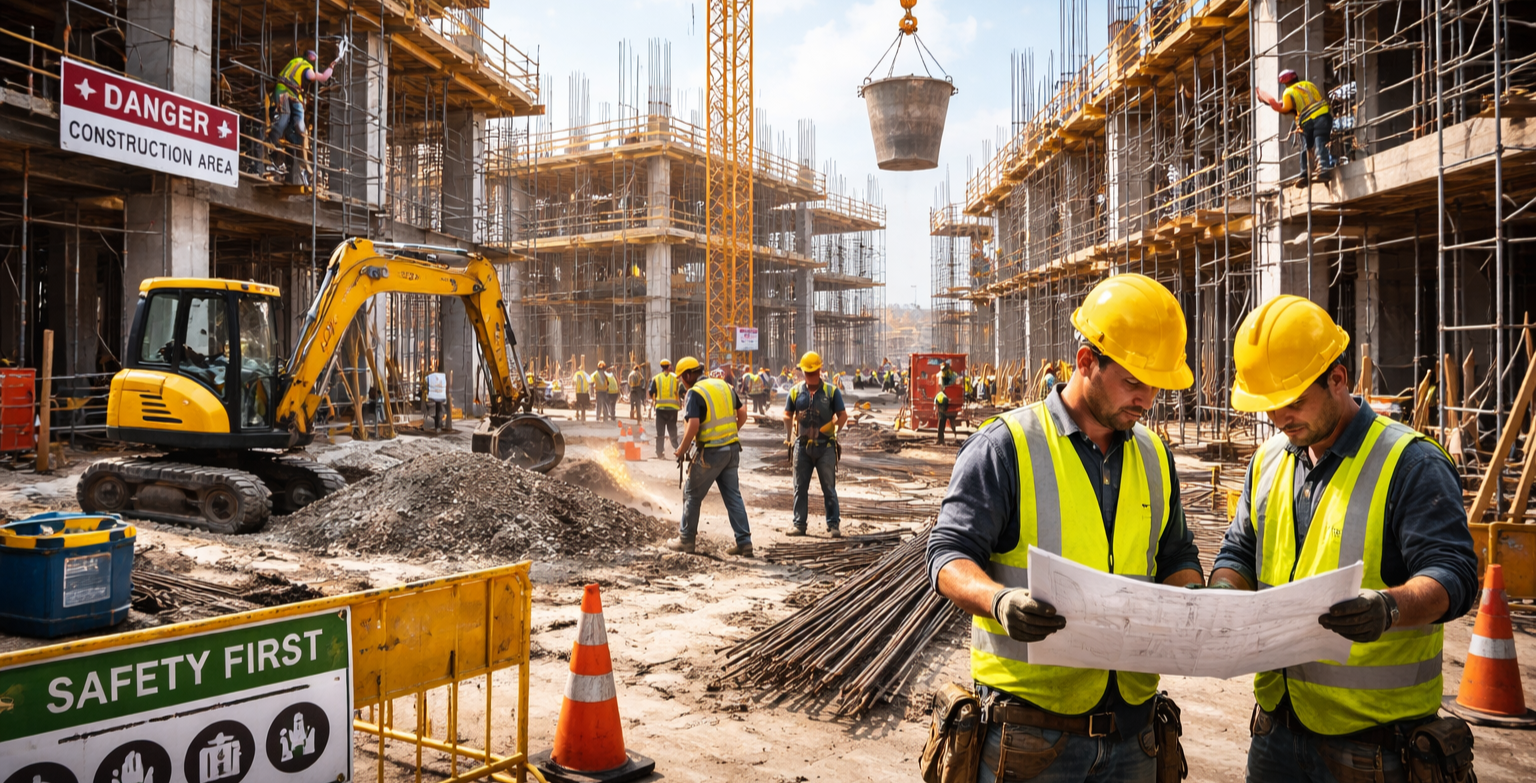 Top 5 Safety Mistakes on Construction Sites