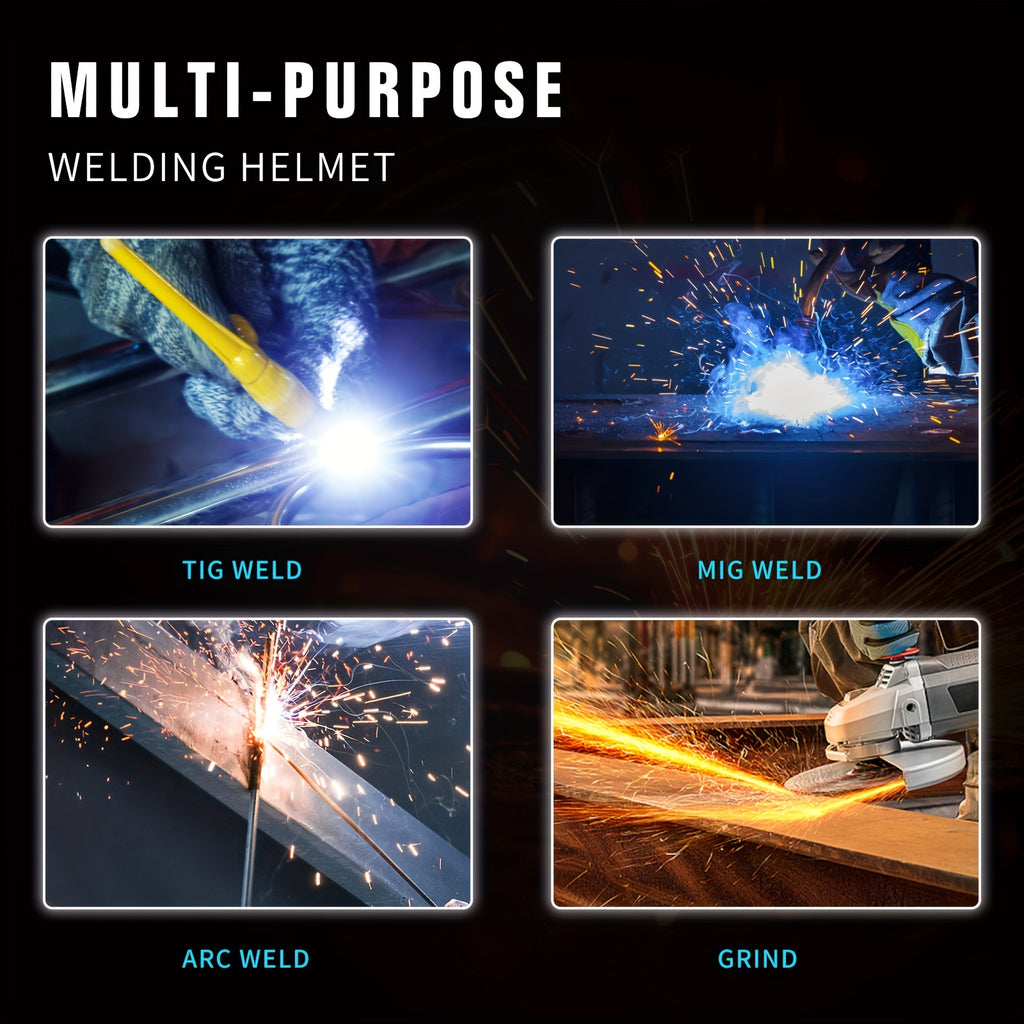 Auto-Darkening Welding Helmet – True Color, Shade 9-13