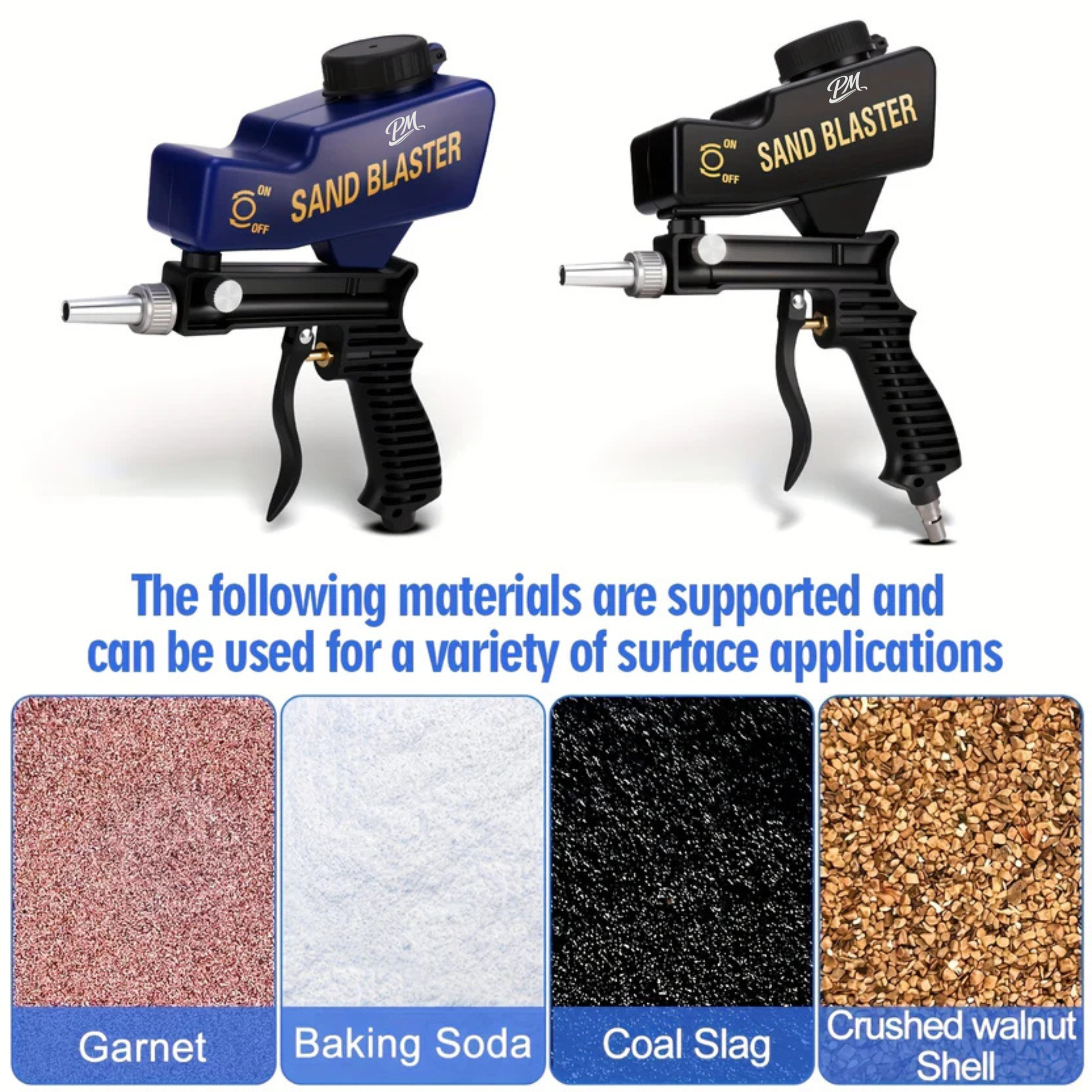 Portable Sandblaster – 600cc, Ergonomic, Paint & Rust Removal