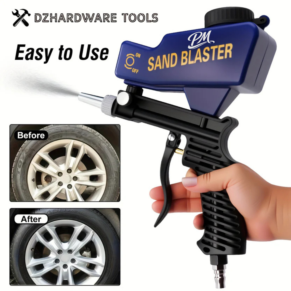 Portable Sandblaster – 600cc, Ergonomic, Paint & Rust Removal