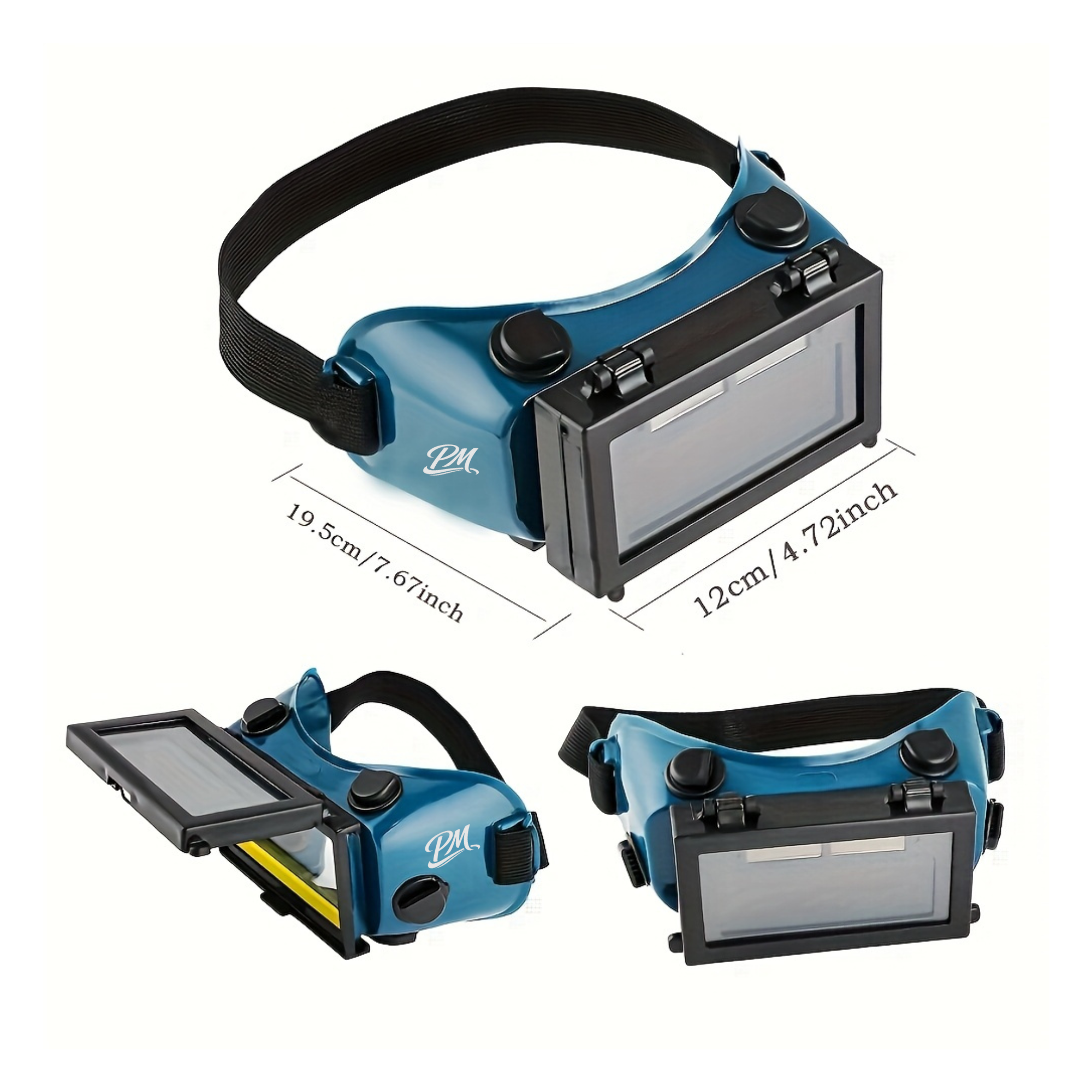 Auto-Dimming Welding Goggles – UV Protection, Impact-Resistant