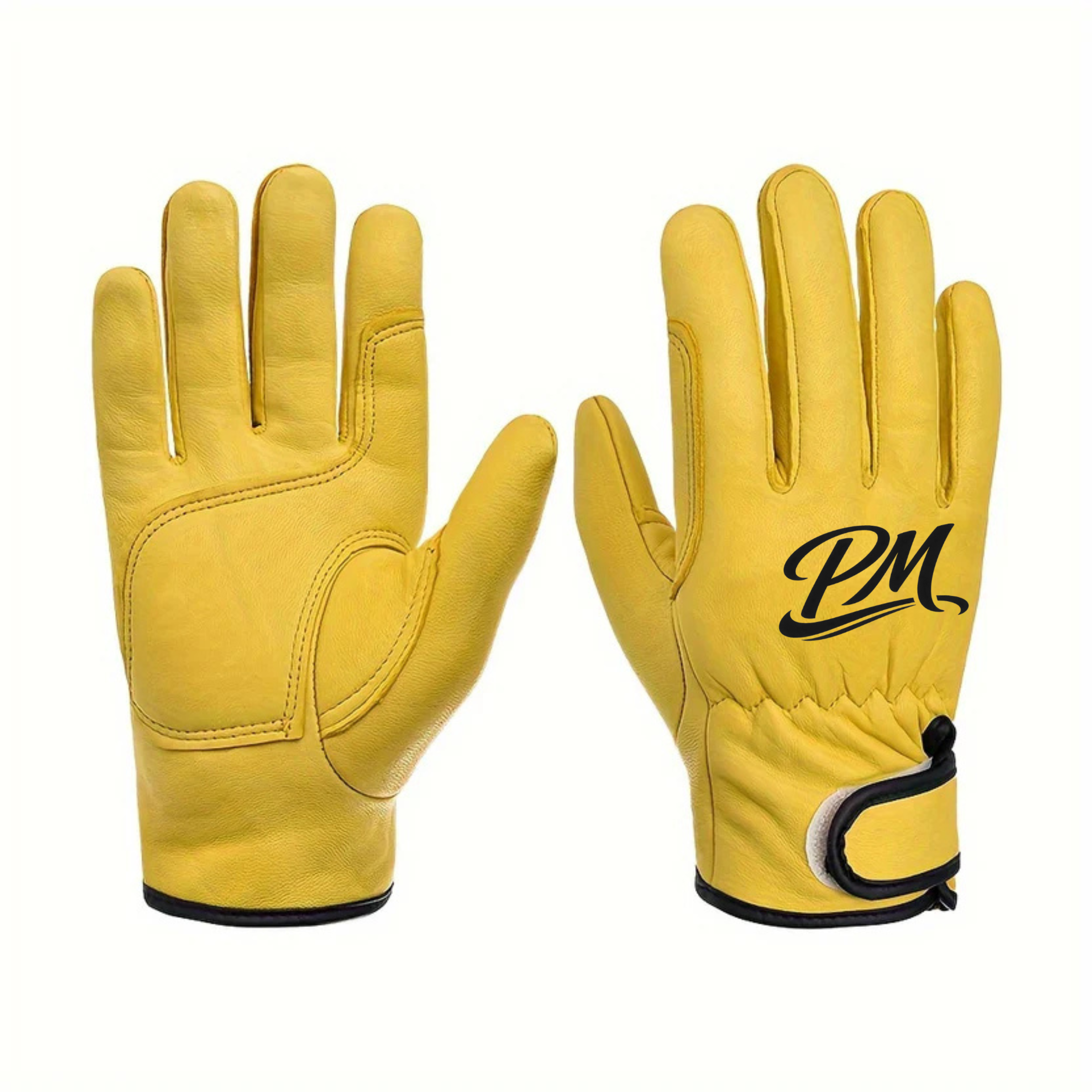 Durable Faux Leather Work Gloves – Safety & All-Purpose Use