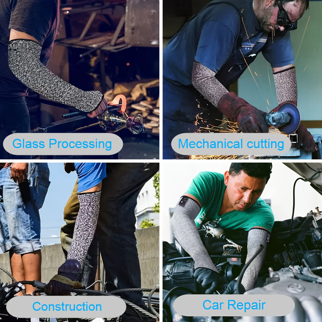 Level 5 Cut-Resistant Gloves & Arm Sleeves – Lightweight & Durable