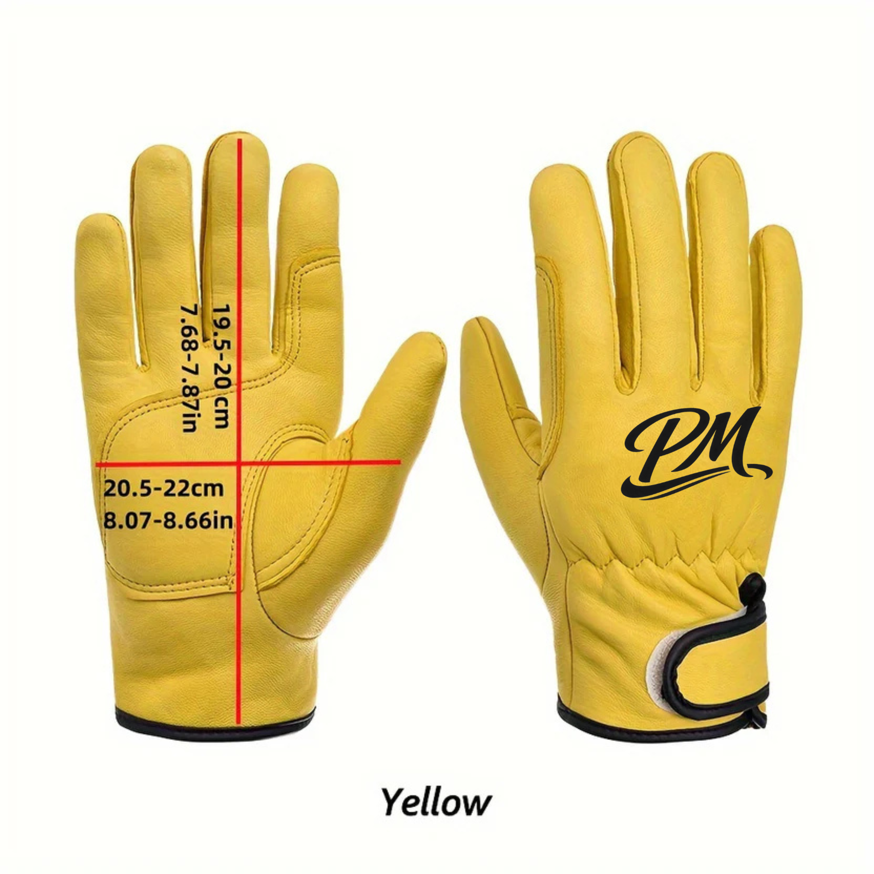 Durable Faux Leather Work Gloves – Safety & All-Purpose Use