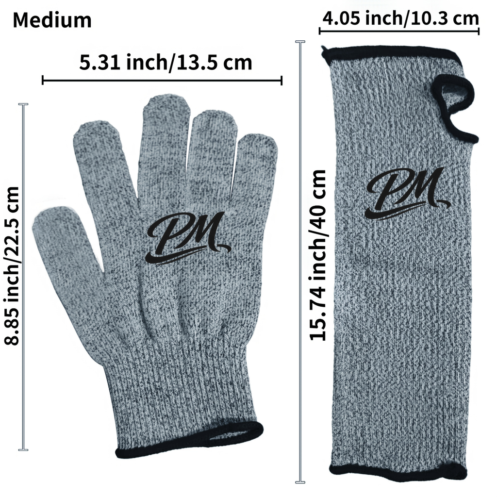 Level 5 Cut-Resistant Gloves & Arm Sleeves – Lightweight & Durable