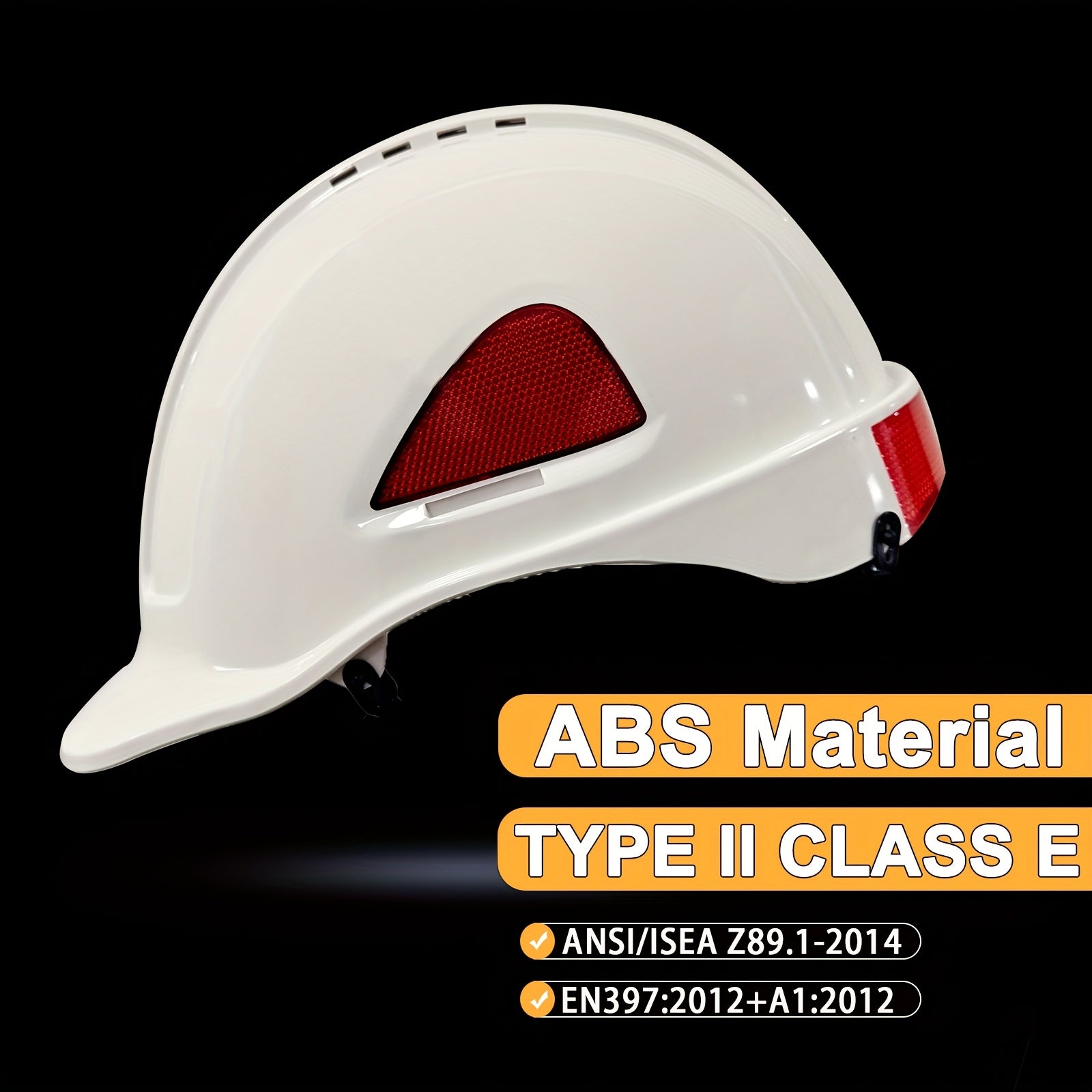 SAFETREE Hard Hat – Reflective Strip, Shock-Resistant ABS