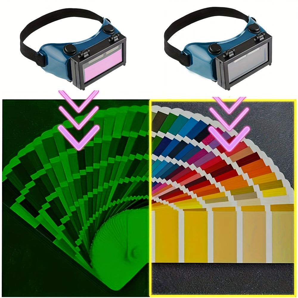 Auto-Dimming Welding Goggles – UV Protection, Impact-Resistant
