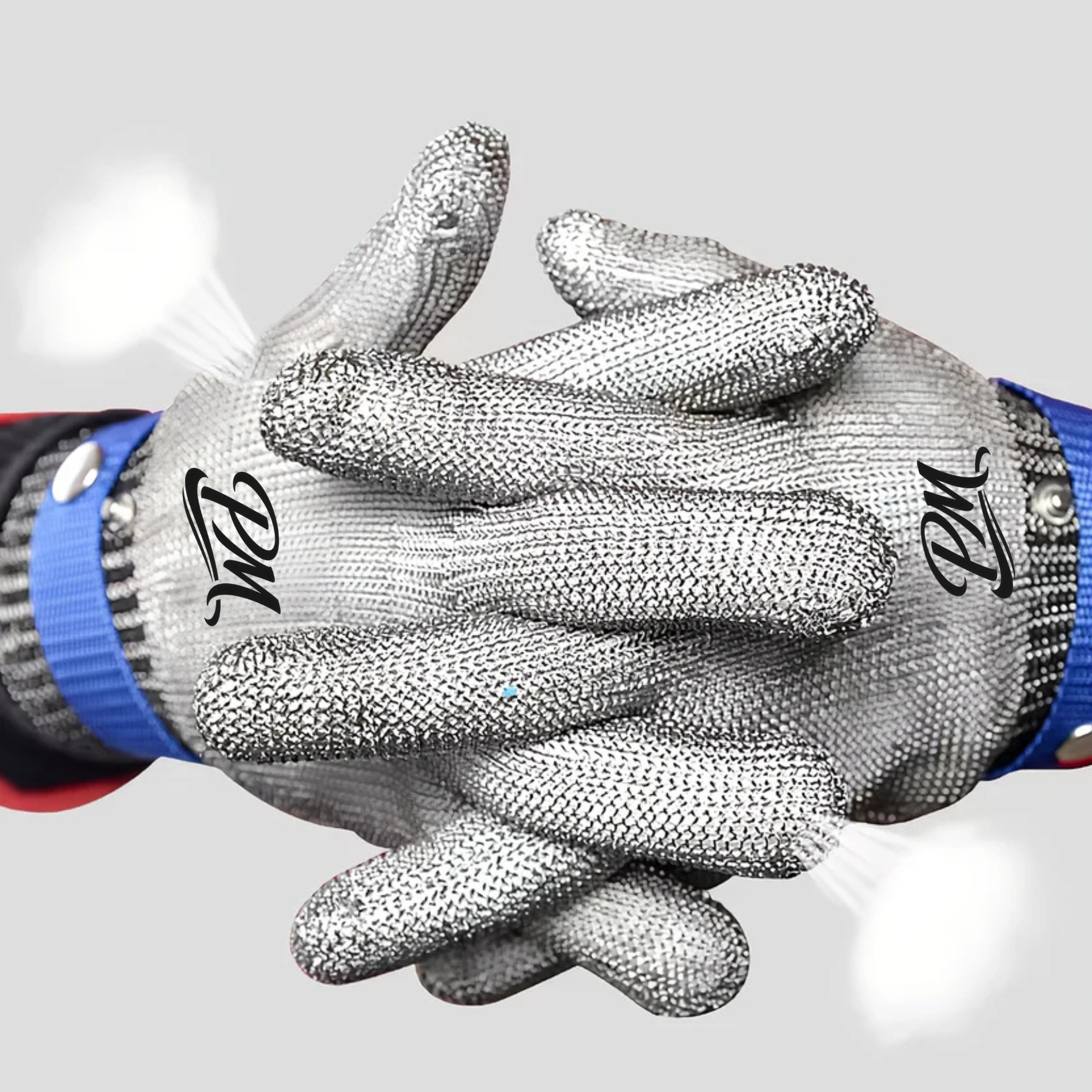Level 9 Cut-Resistant Gloves – Stainless Steel Mesh, Adjustable Wrist