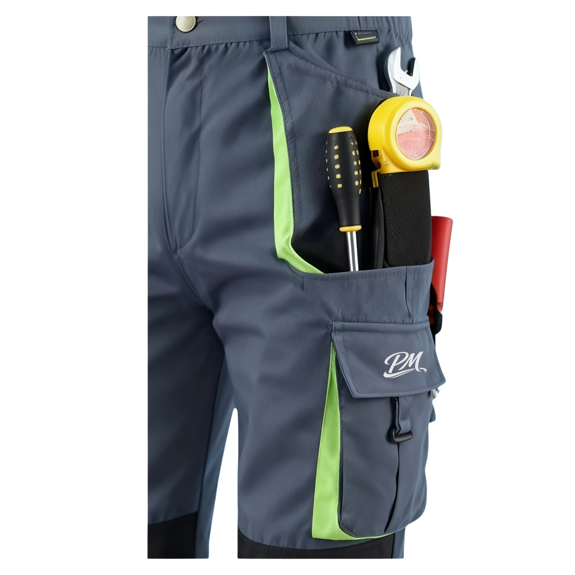 Men’s Heavy-Duty Work Pants – Reinforced Knees & Multi-Tool Pocket