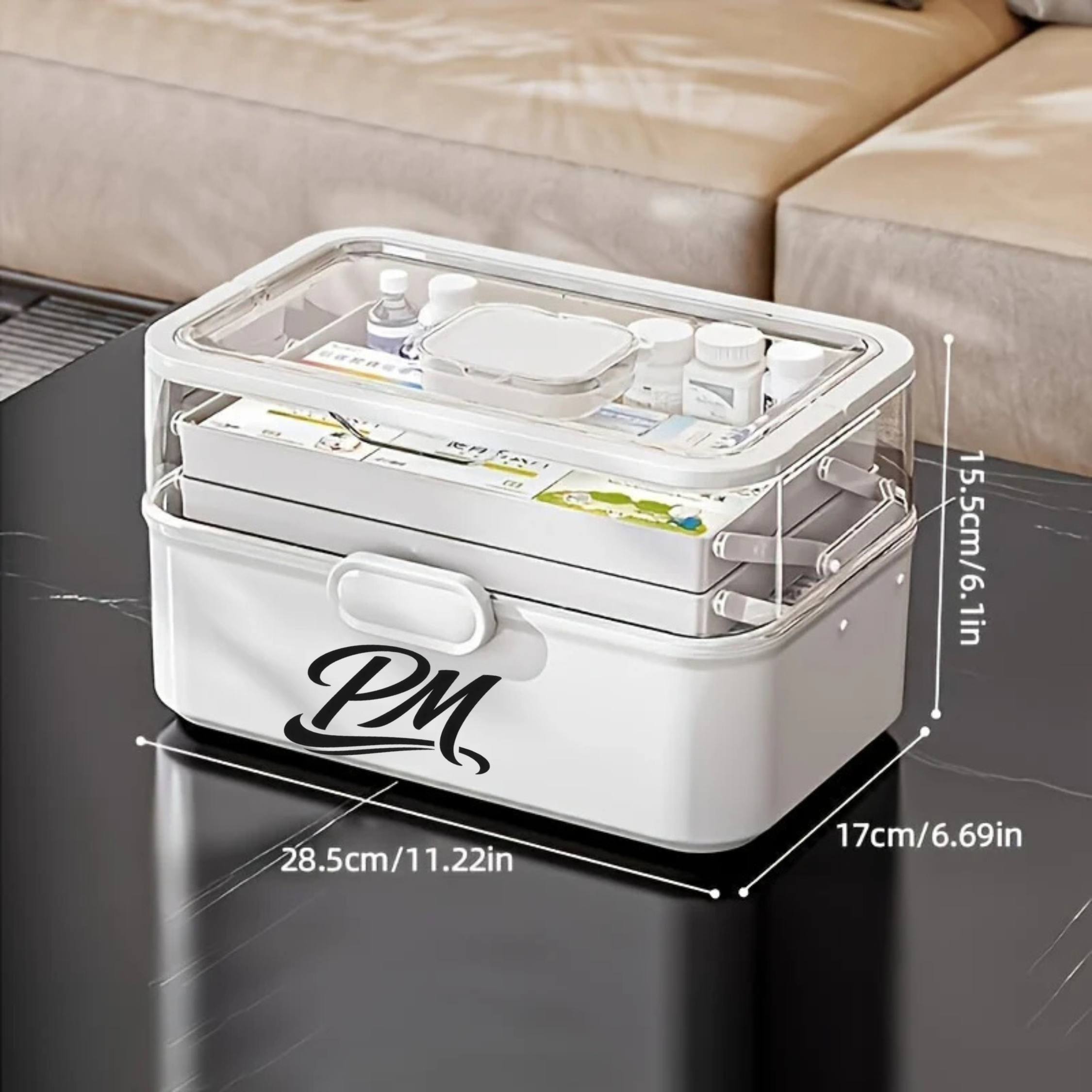 Large Waterproof First Aid Cabinet – Heavy-Duty, Flip-Top Seal