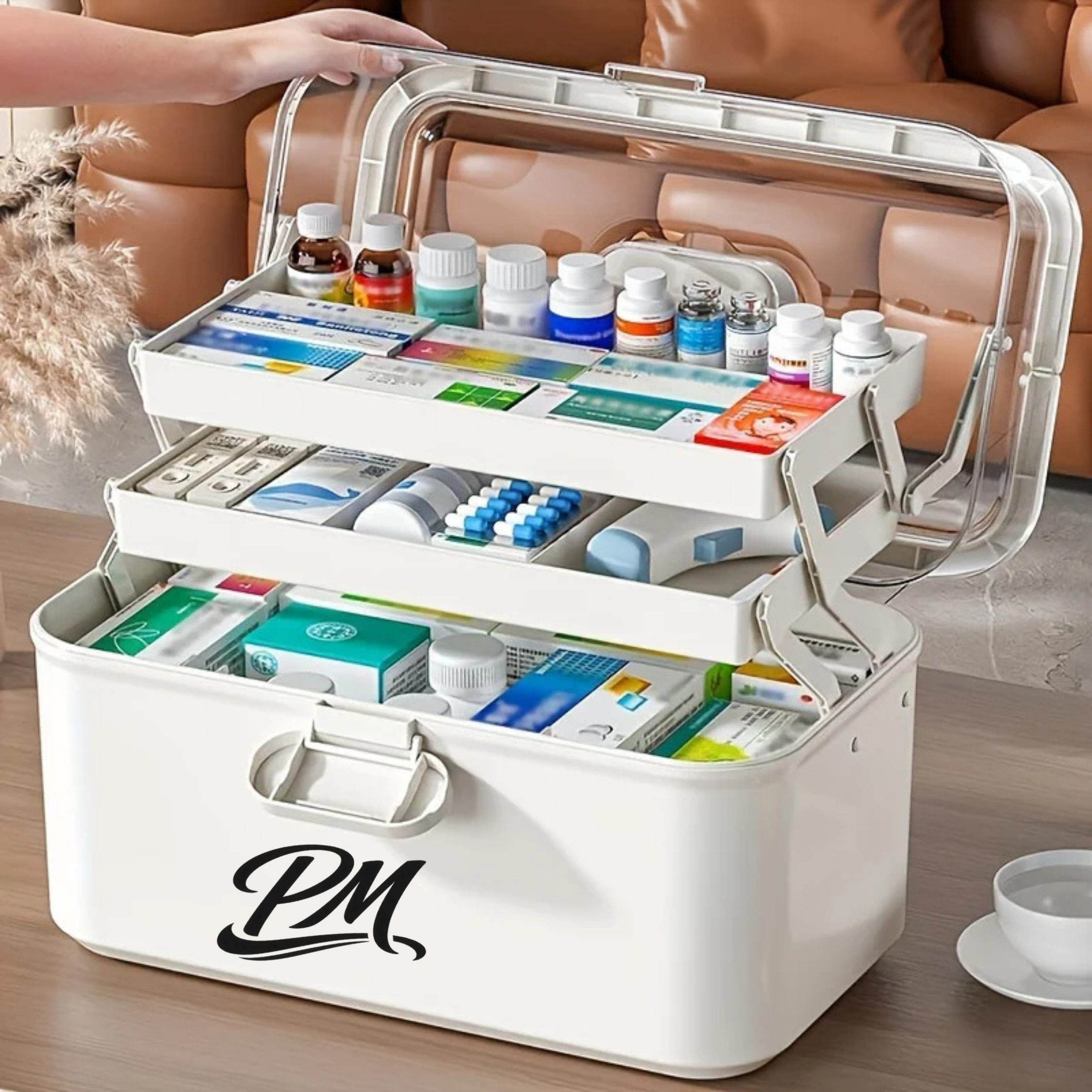 Large Waterproof First Aid Cabinet – Heavy-Duty, Flip-Top Seal