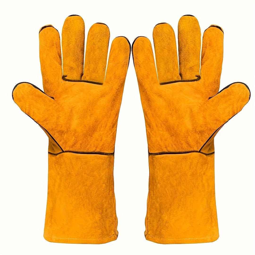 Welding Gloves – Heat & Abrasion Resistant, Reinforced Leather