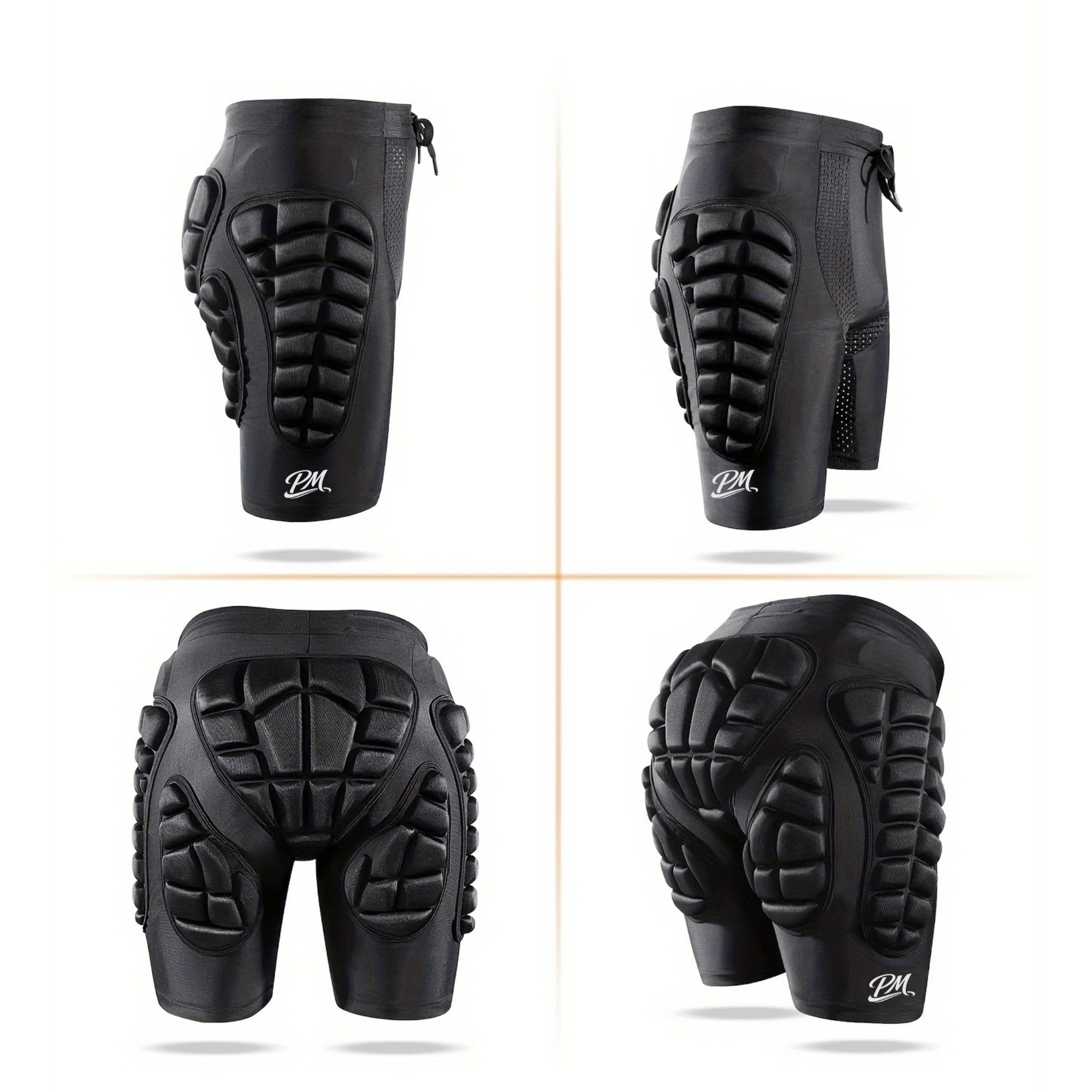 Para-Mount Padded Protective Shorts – 3D Hip & Tailbone Protection