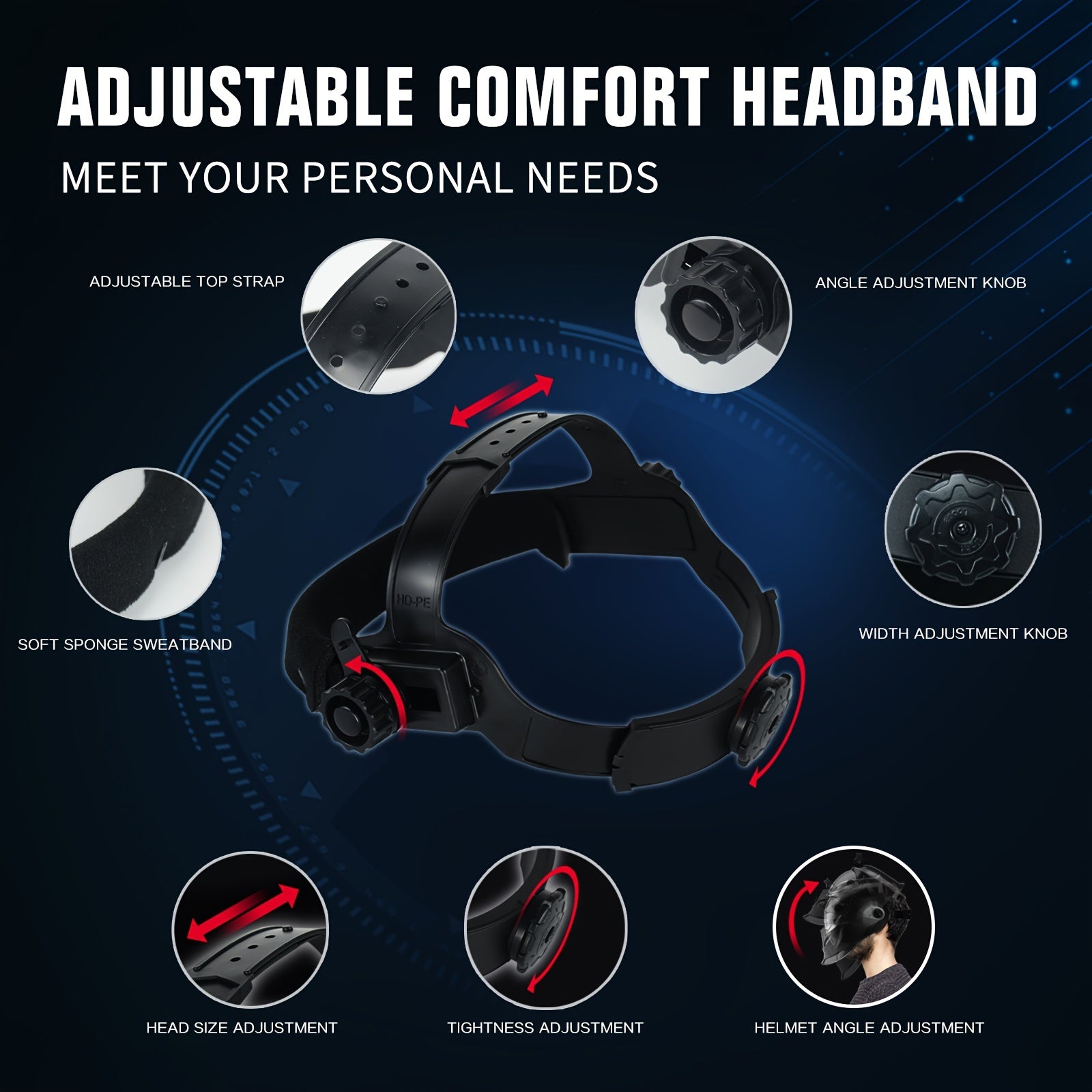 Auto-Darkening Welding Helmet – True Color, Shade 9-13