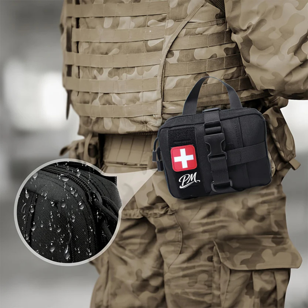 Tactical IFAK Pouch – MOLLE Compatible, Rip-Away EMT First Aid