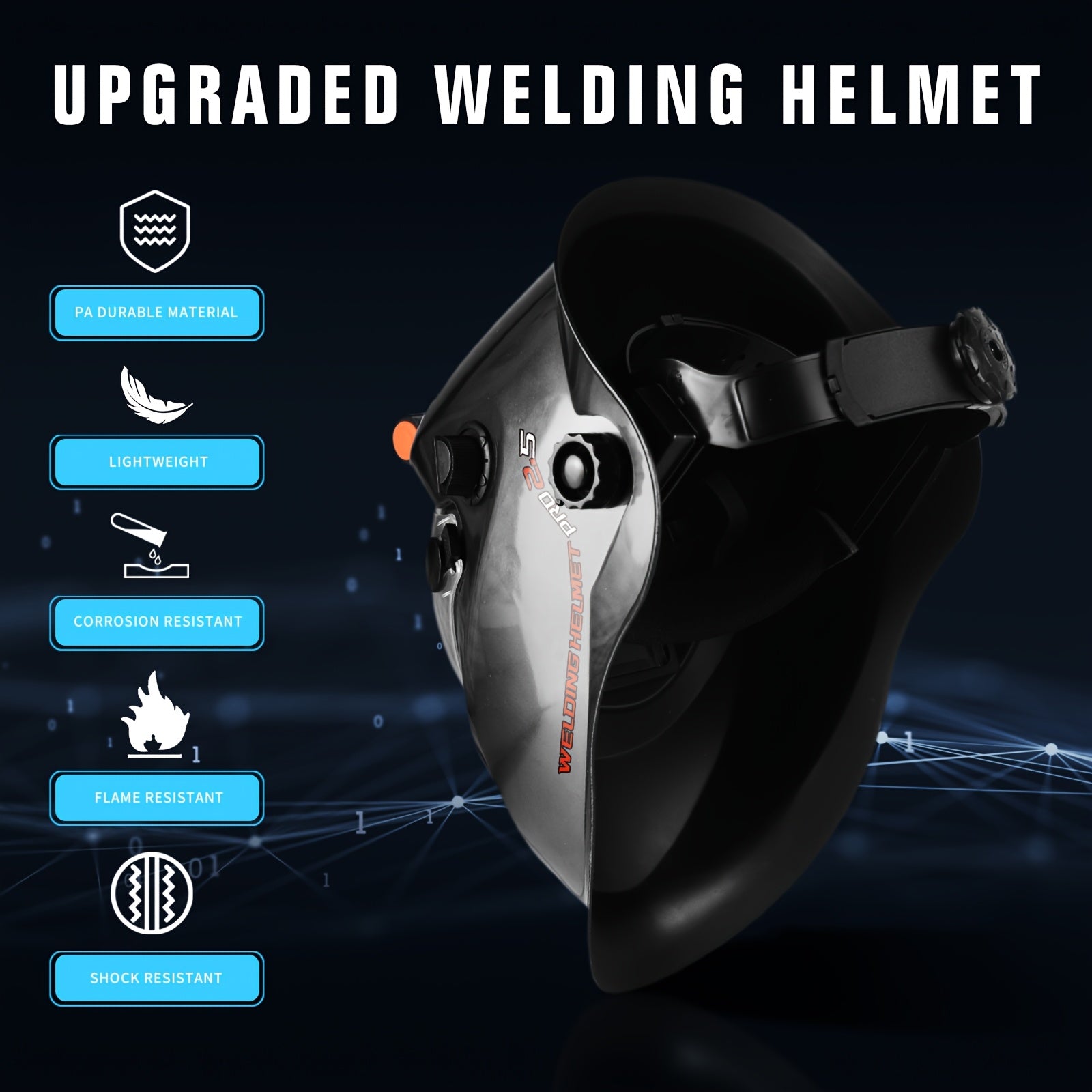 Auto-Darkening Welding Helmet – True Color, Shade 9-13