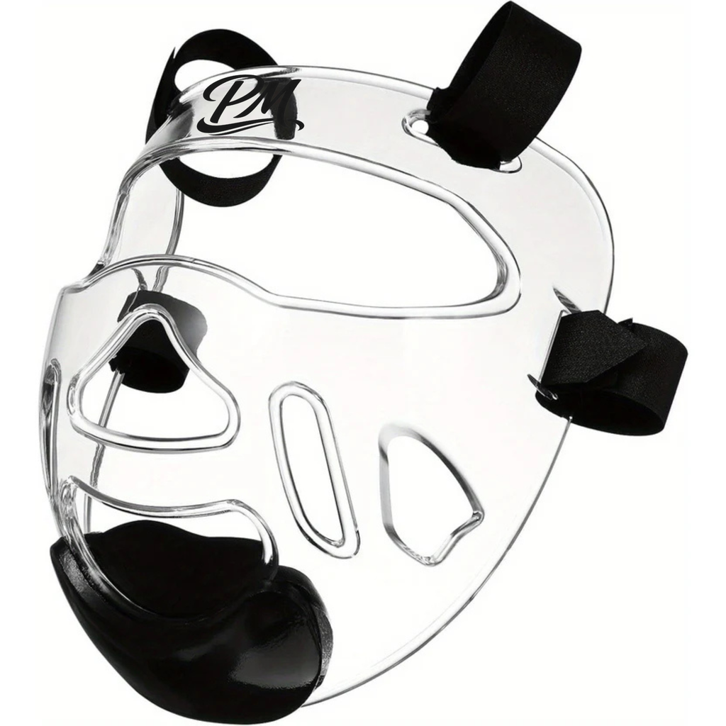 Clear Martial Arts Face Shield – Detachable Sports Face Guard
