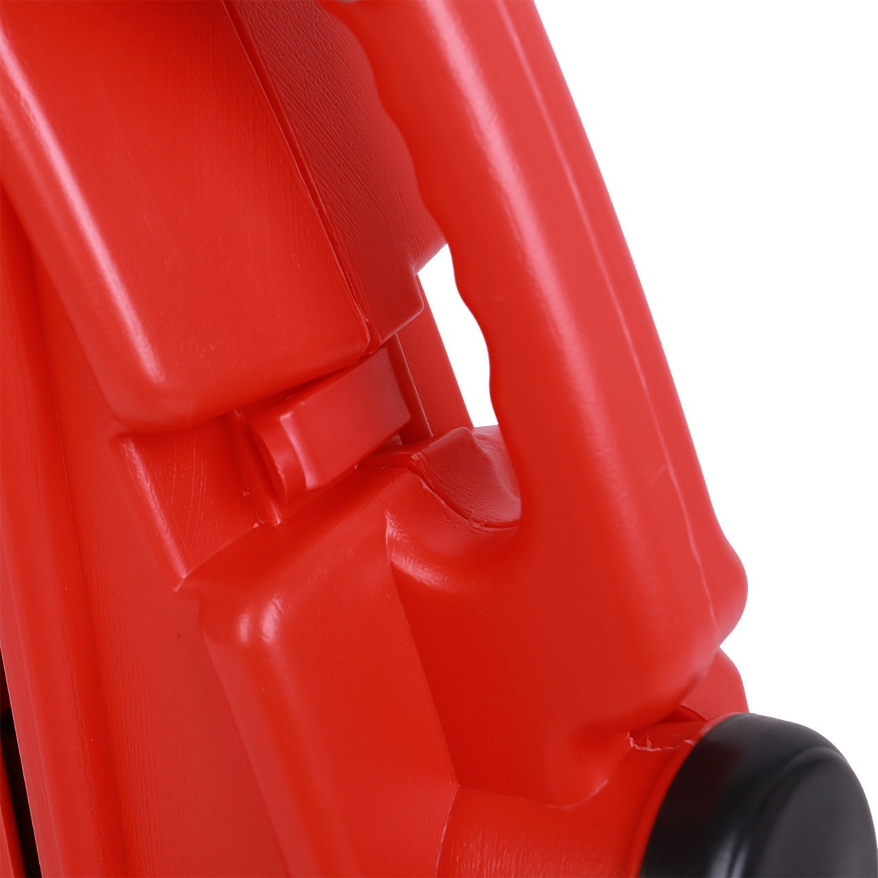 Red Retractable Safety Barrier – 2m, Water-Fillable