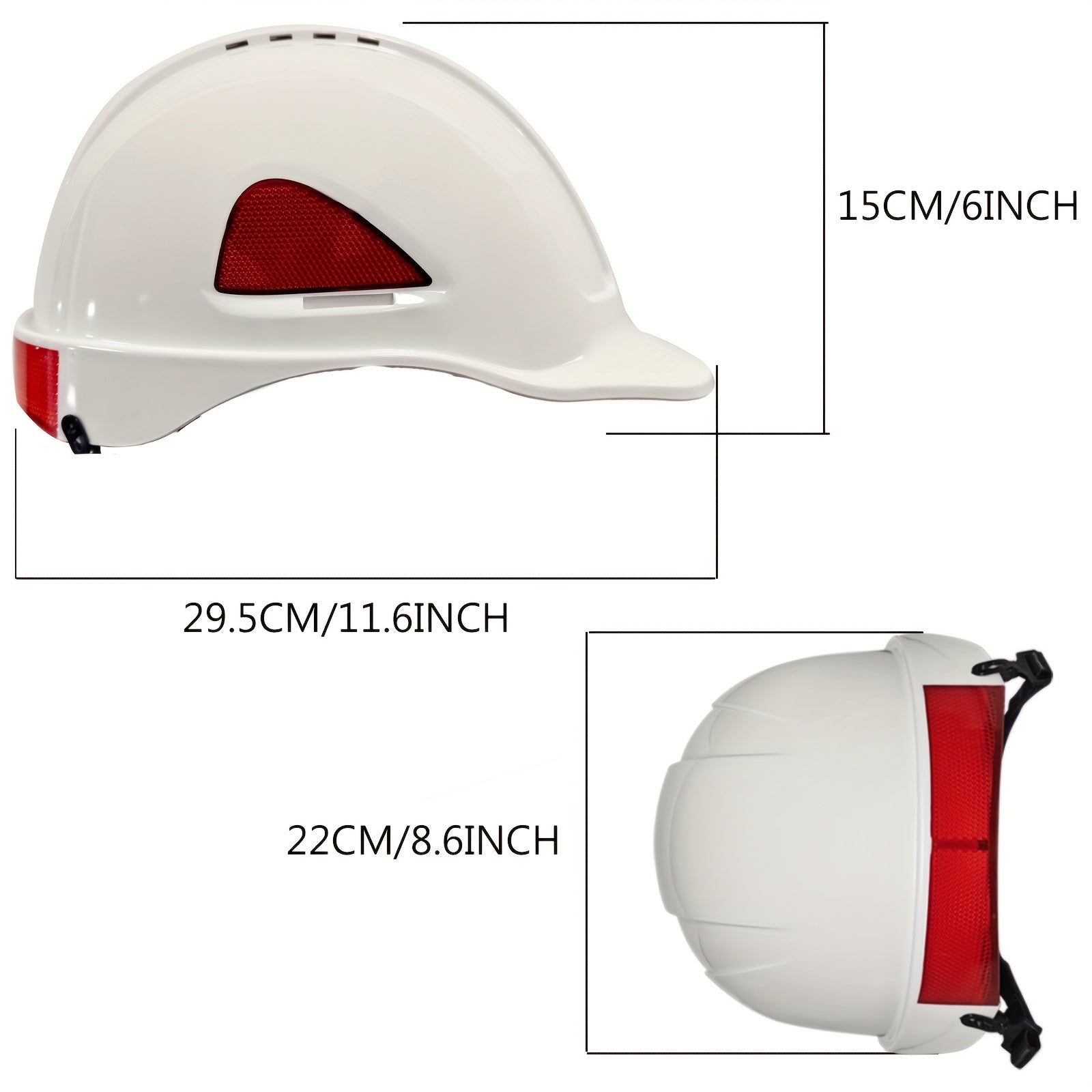 SAFETREE Hard Hat – Reflective Strip, Shock-Resistant ABS