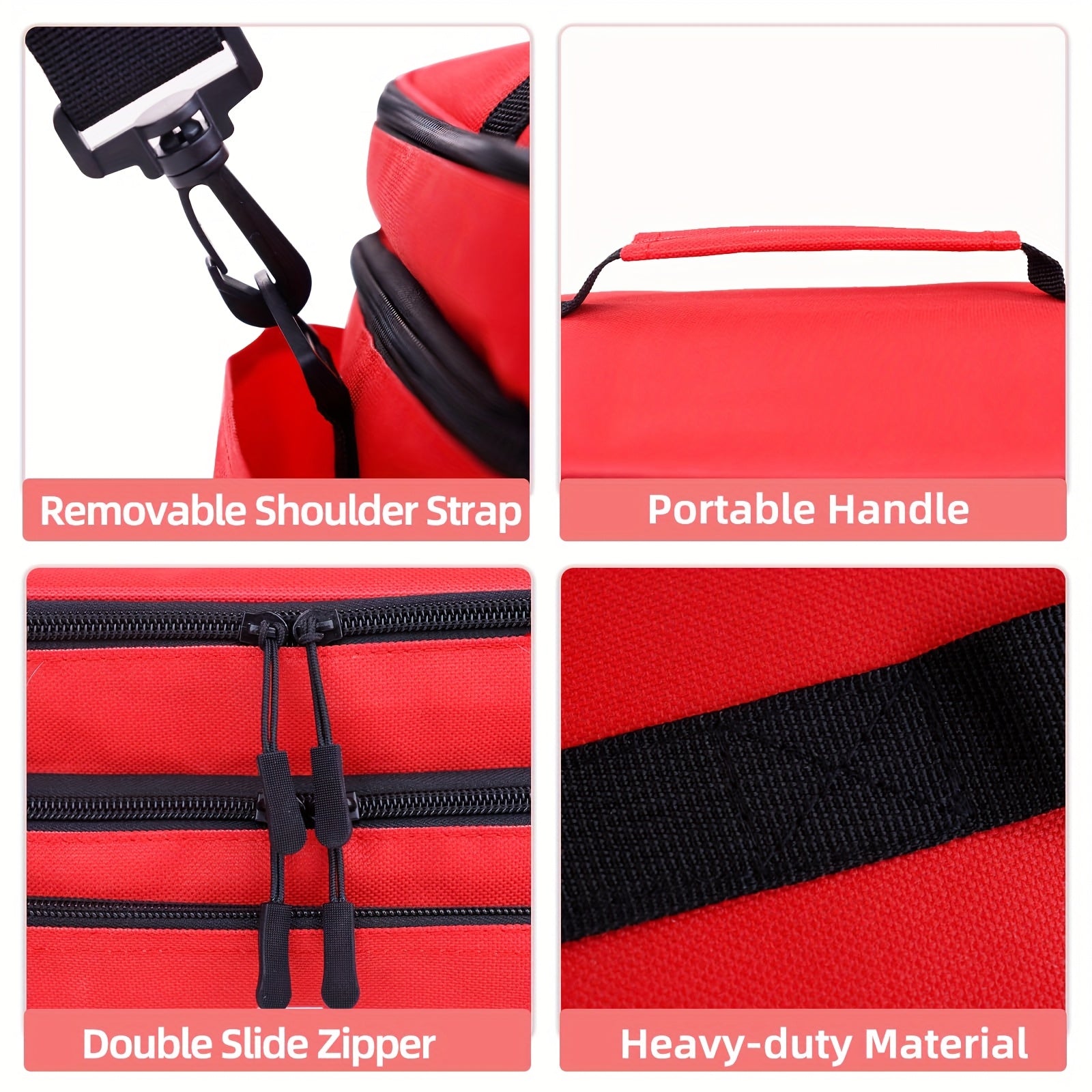 Portable Multi-Layer Medicine Bag – Large Capacity, First Aid Ready